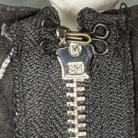 L'ATISTE BY AMY 1X Cut Out Mini Dress w/Balloon Sleeves Black & White Tie Dye - Picture 11 of 13